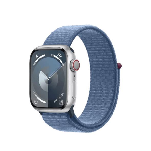 Смарт-годинник Apple Watch Series 9 GPS 41mm Silver Aluminum Case with Winter Blue Sport Loop (MR923)