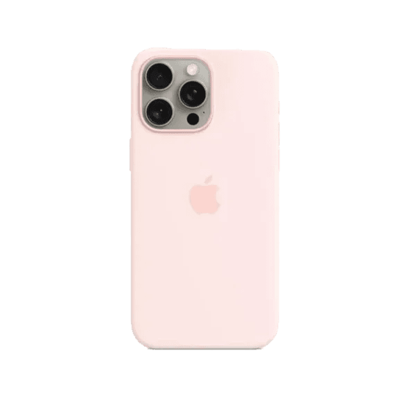Чохол для iPhone 15 Pro Silicone Case with MagSafe - Light Pink (MT1F3)