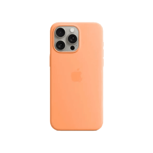 Чохол для iPhone 15 Pro Silicone Case with MagSafe - Orange Sorbet (MT1H3)
