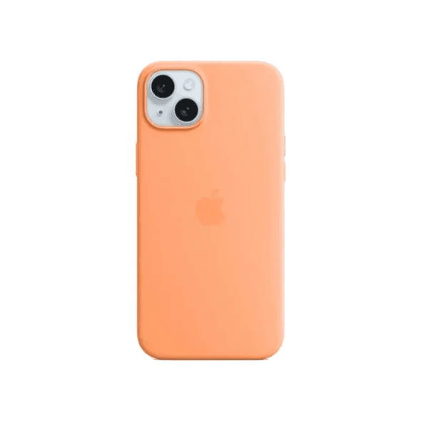 Чохол для iPhone 15 Silicone Case with MagSafe - Orange Sorbet (MT0W3)