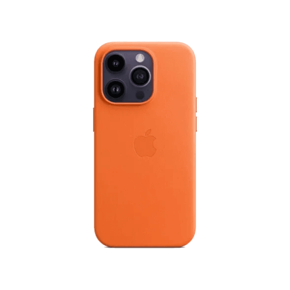 Чохол для смартфона Apple iPhone 14 Pro Max Leather Case with MagSafe - Orange (MPPR3)
