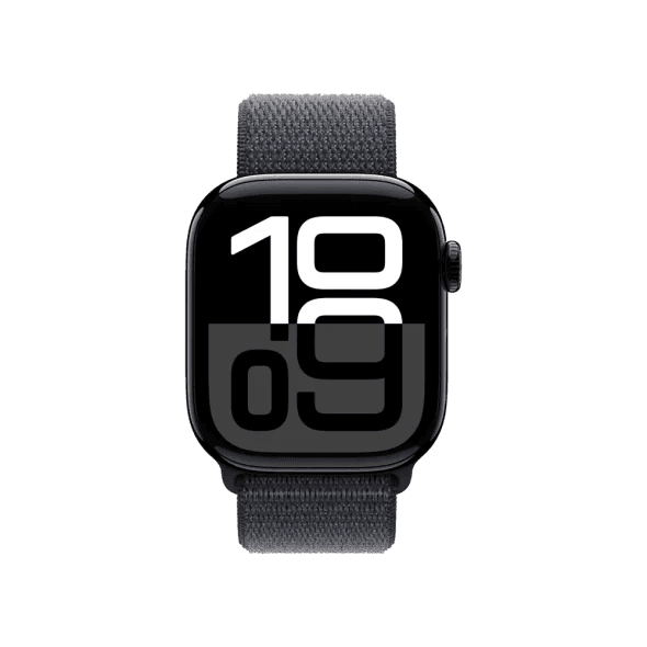 Смарт-годинник Apple Watch Series 10 GPS 42mm Jet Black Aluminum Case w. Ink Sport Loop (MWWG3)