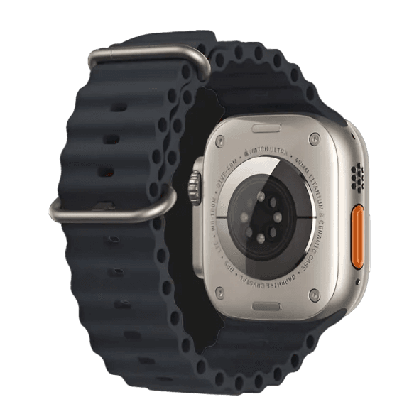 Смарт-годинник Apple Watch Ultra GPS + Cellular 49mm Titanium Case with Midnight Ocean Band (MQET3/MQFK3) 2