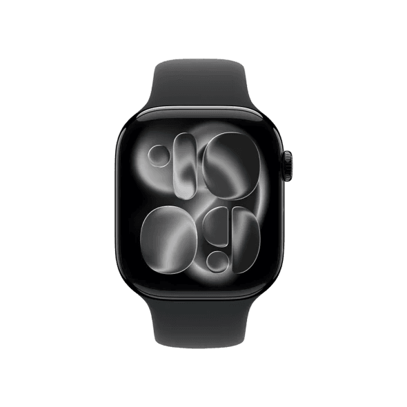 Смарт-годинник Apple Watch Series 11 GPS + Cellular 42mm Jet Black Alu. Case w. Black S. Band - S/M (MF834) 2
