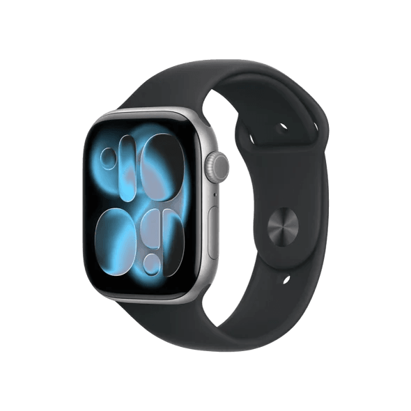 Смарт-годинник Apple Watch Series 11 GPS + Cellular 42mm Space Grey Alu. Case w. Black S. Band - S/M (MF8A4)