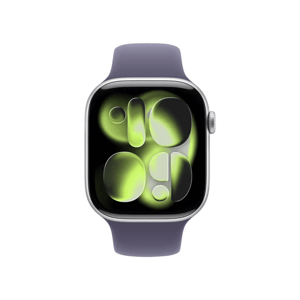 Смарт-годинник Apple Watch Series 11 GPS 46mm Silver Alu. Case w. Purple Fog S. Band - M/L (MEVA4) 2