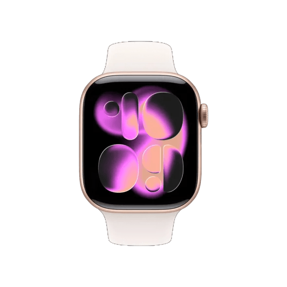 Смарт-годинник Apple Watch Series 11 GPS 42mm Rose Gold Alu. Case w. Light Blush S. Band - S/M (MEU04) 2