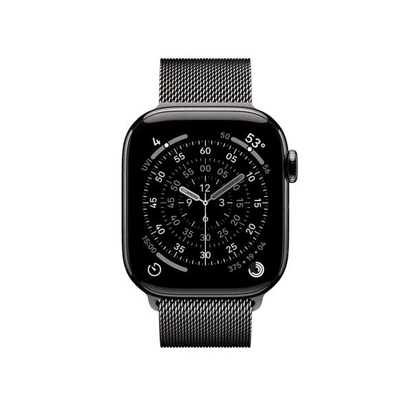 Смарт-годинник Apple Watch Series 11 GPS + Cellular 42mm Slate Titanium Case with Slate Milanese Loop (MF8U4) 2