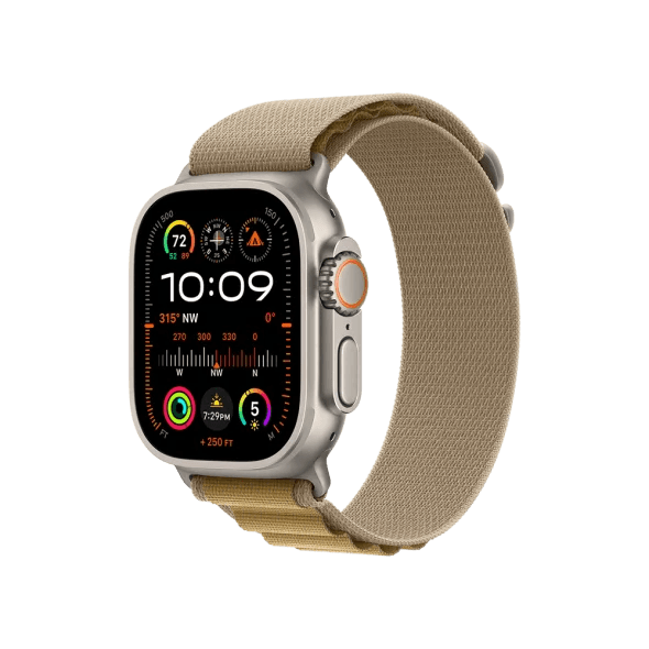 Смарт-годинник Apple Watch Ultra 2 GPS + Cellular 49mm Natural Titan. Case w. Tan Alpine Loop - Medium (MX4F3) 2