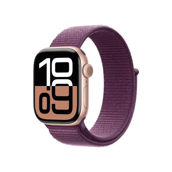 Смарт-годинник Apple Watch Series 10 GPS + Cellular 42mm Rose Gold Aluminum Case w. Plum S. Loop (MWXC3) 2