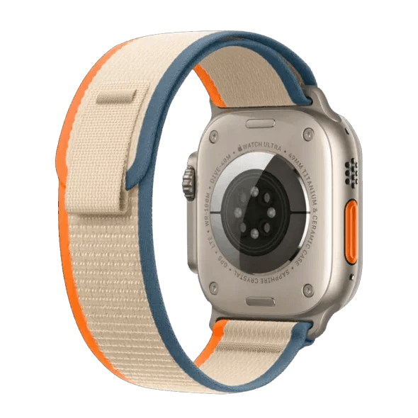 Смарт-годинник Apple Watch Ultra 2 GPS + Cellular 49mm Titanium Case with Orange/Beige Trail Loop - S/M (MRF13) 3