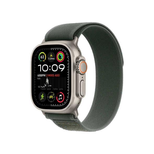 Смарт-годинник Apple Watch Ultra 2 GPS + Cellular 49mm Natural Titan. Case w. Green Trail Loop - M/L (MYT73+MXTP3) 2