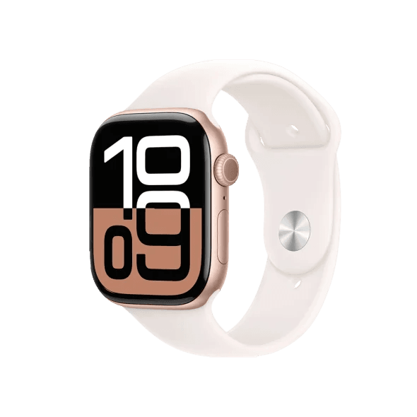 Смарт-годинник Apple Watch Series 10 GPS 42mm Rose Gold Alu. Case w. Light Blush Sport Band - M/L (MWWJ3) 2