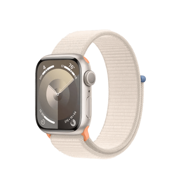 Смарт-годинник Apple Watch Series 9 GPS 41mm Starlight Aluminum Case w. Starlight S. Loop (MR8V3)