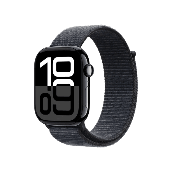 Смарт-годинник Apple Watch Series 10 GPS + Cellular 46mm Jet Black Aluminum Case w. Ink Sport Loop (MWY53) 2