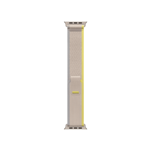 Смарт-годинник Apple Watch Ultra GPS + Cellular 49mm Titanium Case with Yellow/Beige Trail Loop - S/M (MNHD3/MNHK3) 3