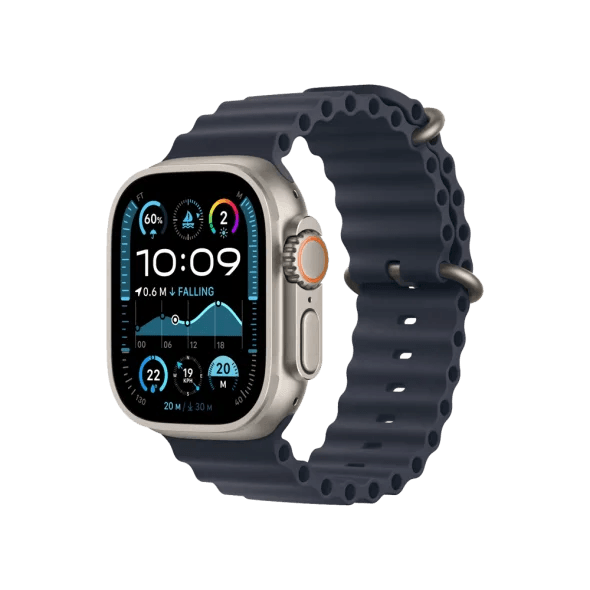 Смарт-годинник Apple Watch Ultra 2 GPS + Cellular 49mm Natural Titanium Case w. Navy Ocean Band (MX4D3) 2