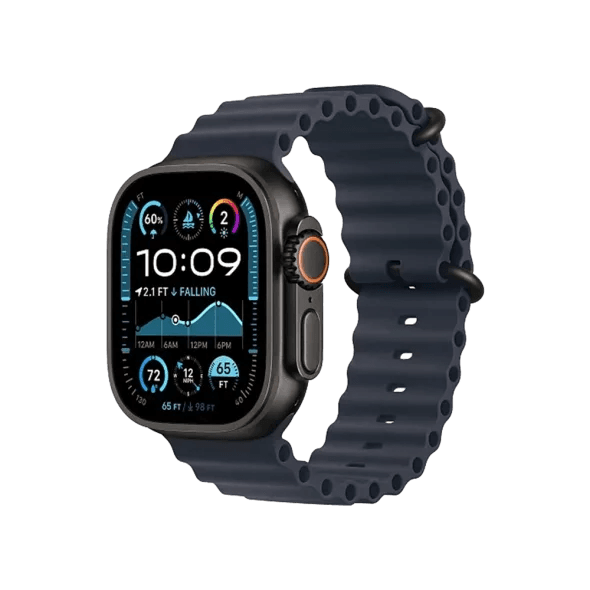 Смарт-годинник Apple Watch Ultra 2 GPS + Cellular 49mm Black Titanium Case w. Navy Ocean Band (MYTC3+MYPA3) 2
