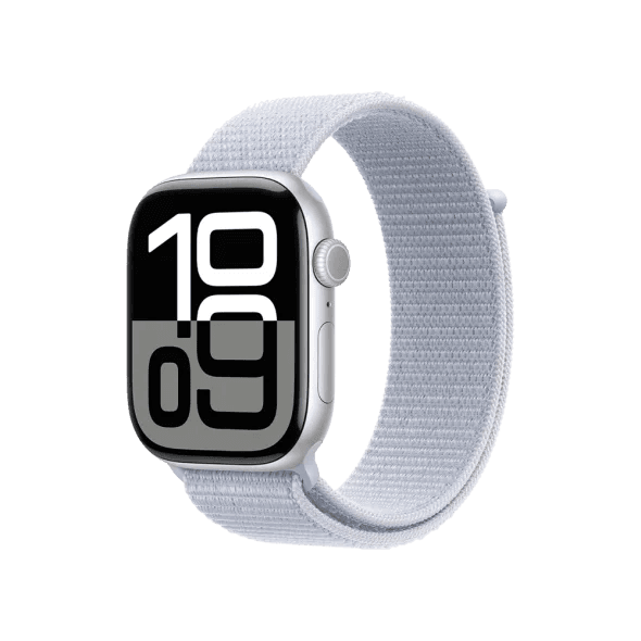Смарт-годинник Apple Watch Series 10 GPS + Cellular 46mm Silver Aluminum Case w. Blue Cloud S. Loop (MWY23) 2