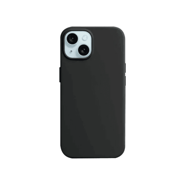 Чохол для Apple iPhone 14 Plus/15 Plus Silicone Case with MagSafe Monblan Black/чорний