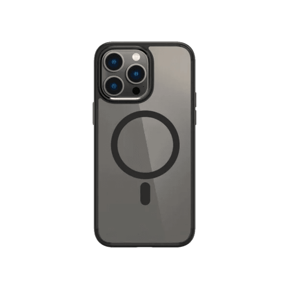Чохол для Apple iPhone 14 Pro Max Spigen Silicone Case Ultra Hybrid with MagSafe Black/чорний