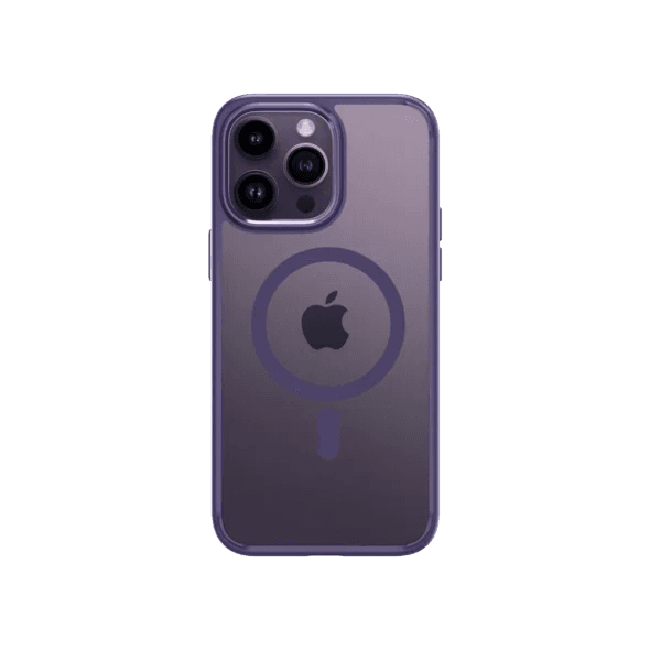 Чохол для Apple iPhone 14 Pro Max Spigen Silicone Case Ultra Hybrid with MagSafe Purple/фіолетовий