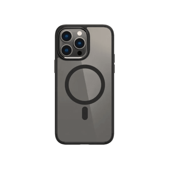 Чохол для Apple iPhone 14 Pro Silicone Case Spigen Ultra Hybrid with MagSafe Black/чорний