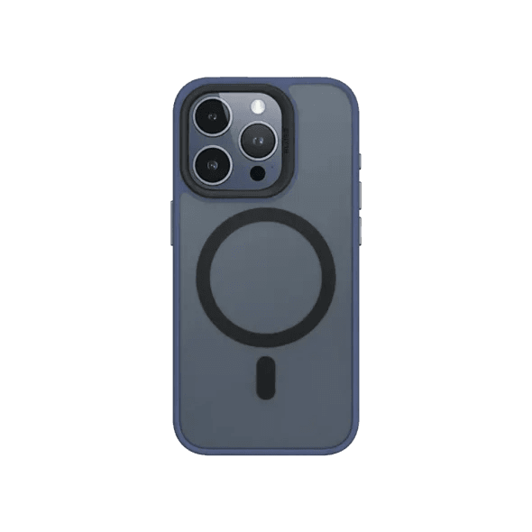 Чохол для Apple iPhone 15 Pro Blueo Frosted with MagSafe Dark blue/темно-синій