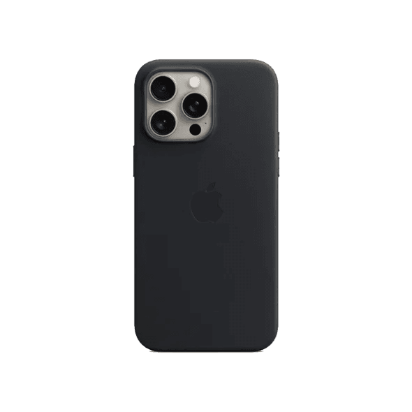 Чохол для Apple iPhone 16 Pro Max Leather Case with MagSafe HQ Copy Black/чорний