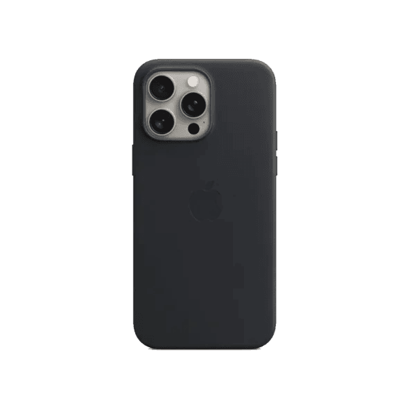 Чохол для Apple iPhone 16 Pro Max Premium Lather Magnetic (B52) Black/чорний
