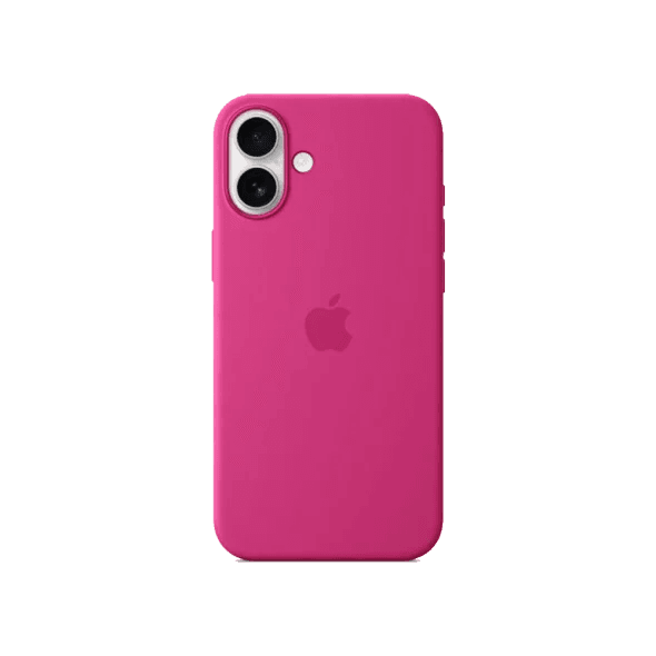 Чохол для Apple iPhone 16 Silicone Case with MagSafe HQ Fuchsia/фуксія Copy