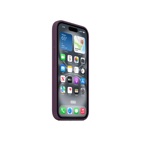 Чохол для смартфона Apple iPhone 16 Silicone Case with MagSafe - Plum (MYY43) 3