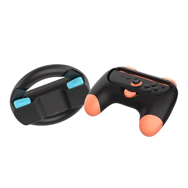 Комплект тримачів Dobe 4в1 Controller Grip + Joy-Con Wheel для Nintendo Switch 2 2