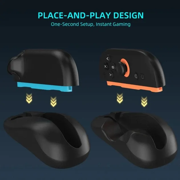 Тримачі JYS Grip-mouse (2 шт.) для Joy-Con Nintendo Switch 2 (Black) 2
