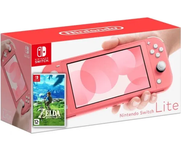 Nintendo Switch Lite Coral + Гра Animal Crossing: New Horizons (російська версія)