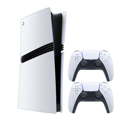 Набір Консоль Sony PlayStation 5 Pro 2TB White + Геймпад Бездротовий DualSense