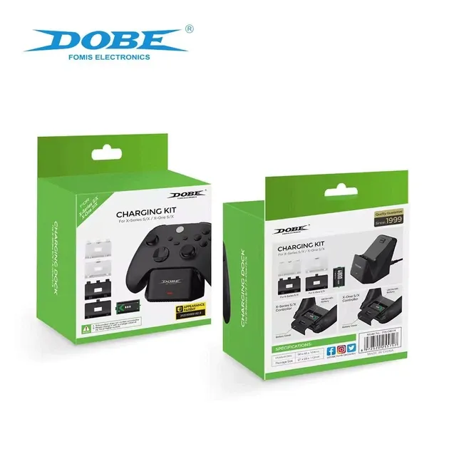 Зарядна станція + акумуляторна батарея DOBE® TYX-0607X (4800 mWh) для геймпада Microsoft Xbox Series S|X/One з LED-індикацією [437156066] 2