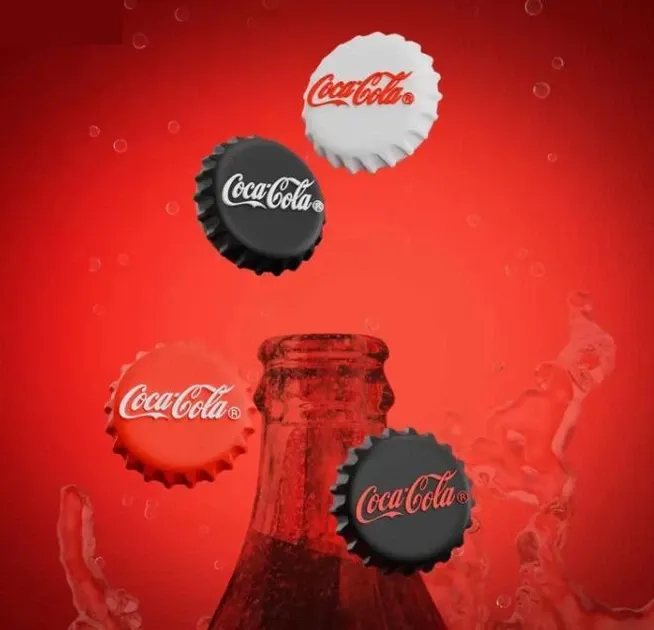 Силіконові накладки на стіки Coca Cola (White/Red) для геймпадів Sony DualShock PS4 / DualSense PS5 / Xbox Series|One / Pro Controller (2шт.) 3