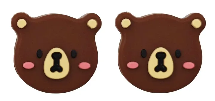 Силіконові накладки на стіки Cute Bear для Sony DualSense PS5 / DualShock PS4 / Nintendo Switch 2 / Xbox Series | One / Pro Controller Nintendo
