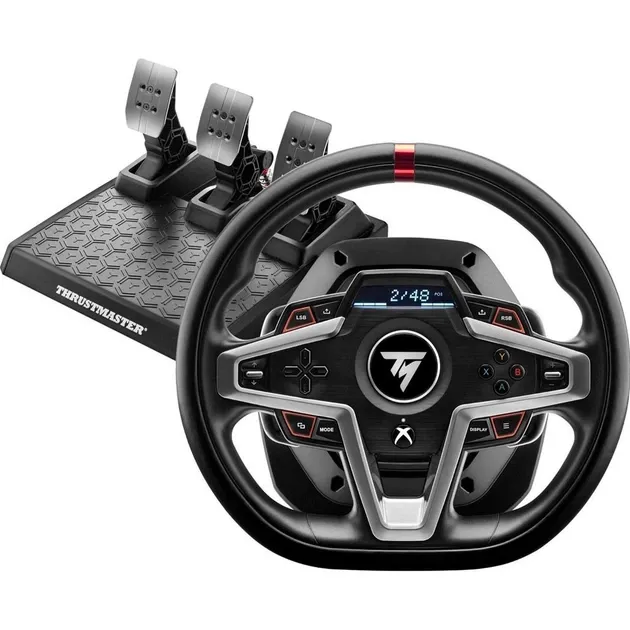 Ігрове кермо з педалями Thrustmaster T248Х для XBOX Series X/S, One, PC Black (4460182) [88011]
