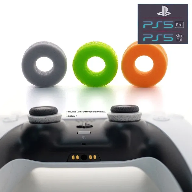 Прицільні кільця DOBE на стики (Precision Rings) для контролера DualSense консолі Sony PlayStation 5: PS5 / PS5 Slim / PS5 Pro | геймпада Wireless Controller Xbox Series X/S | DualShock PS4 / PS4 Slim / PS4 Pro | NS Pro