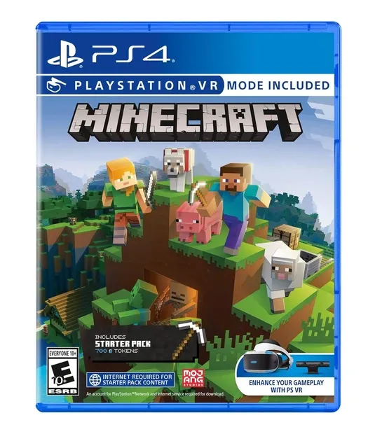 Гра Sony PlayStation 4 Minecraft VR Російська Озвучка Б/В
