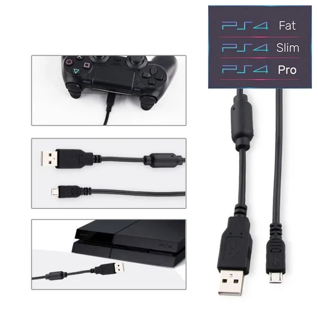 Зарядний кабель передачі даних DOBE 1.5м USB Type-C / USB Type-C для пристрою дистанційної гри PlayStation Portal / геймпада DualSense консолі Sony PS5 | PS5 Slim | PS5 Pro / Microsoft Wireless Controller Xbox Series X|S / Nintendo Switch (OLED)