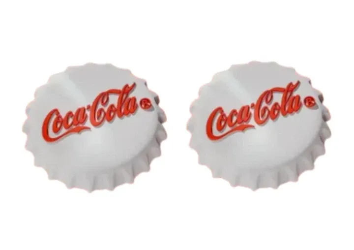 Силіконові накладки на стіки Coca Cola (White/Red) для геймпадів Sony DualShock PS4 / DualSense PS5 / Xbox Series|One / Pro Controller (2шт.)
