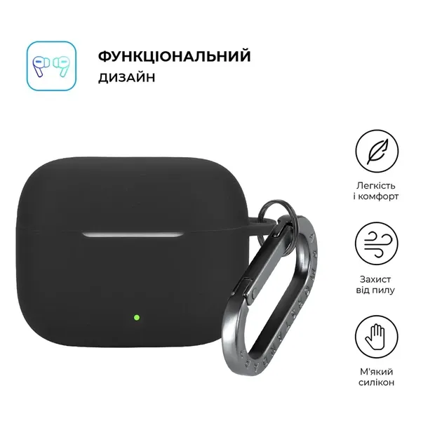 Силіконовий захисний чорний чохол-кейс DOBE для геймпаду Microsoft Wireless Controller консолі Xbox Series S | X, дві накладки на стіки (thumb grips) 2