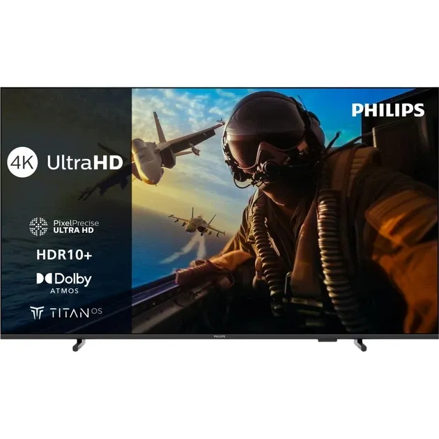 Телевізор Philips 55" LED 4K 60Hz Smart Titan OS Black Ambilight (55PUS8010/12)