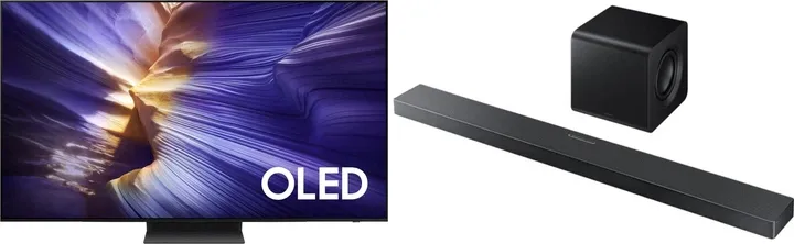 Комплект Телевізор Samsung OLED 65" QE65S95FAUXUA + Саундбар Q-серії Samsung HW-QS700F/UA