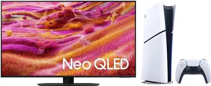 Комплект Телевізор Samsung MiniLED 43" QE43QN90FAUXUA + Ігрова приставка Sony PlayStation 5 Slim Digital Edition