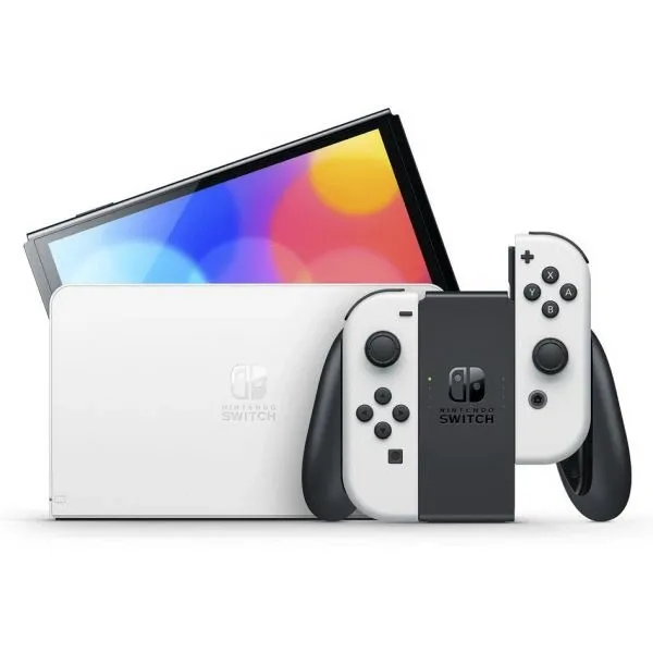Nintendo Switch (OLED model) White + Гра Pokemon Brilliant Diamond 3