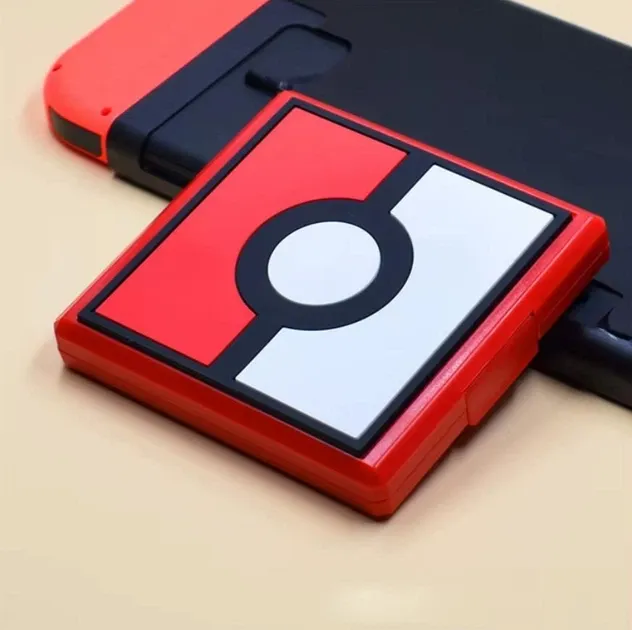 Кейс Pokemon Ball для зберігання 12 картриджів Nintendo Switch 2 / Switch OLED / Switch Lite 2